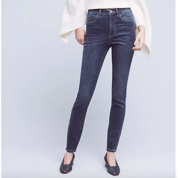Anthropologie Pilcro and the Letterpress Superscript Ultra High Rise Skinny Jean - Picture 1 of 12
